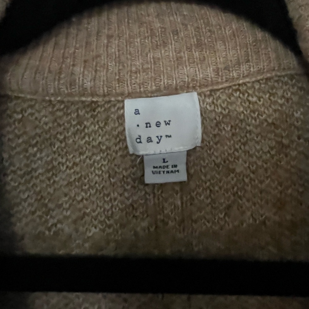 a new day Tan and Brown Women's Cardigan - Picture 2 of 3